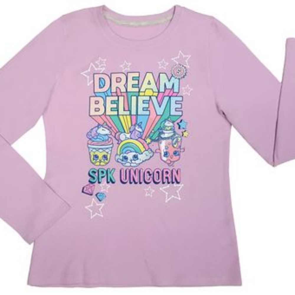 4/$20 Nwt shopkins long sleeve shirt